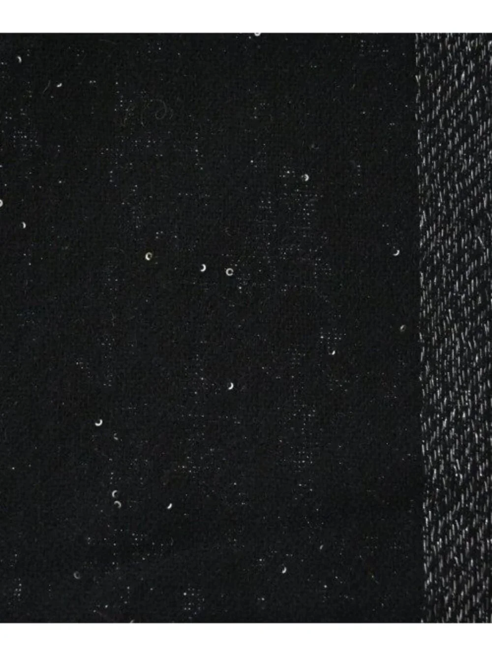 Chanel Shawl Scarf Black